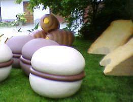 Complementi d'arredo a forma di dolci